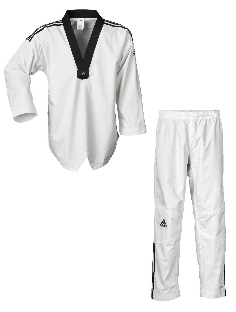 Ju Sports adidas Taekwondoanzug, Fighter mit Streifen, ADITF02 Kostenloser Versand international