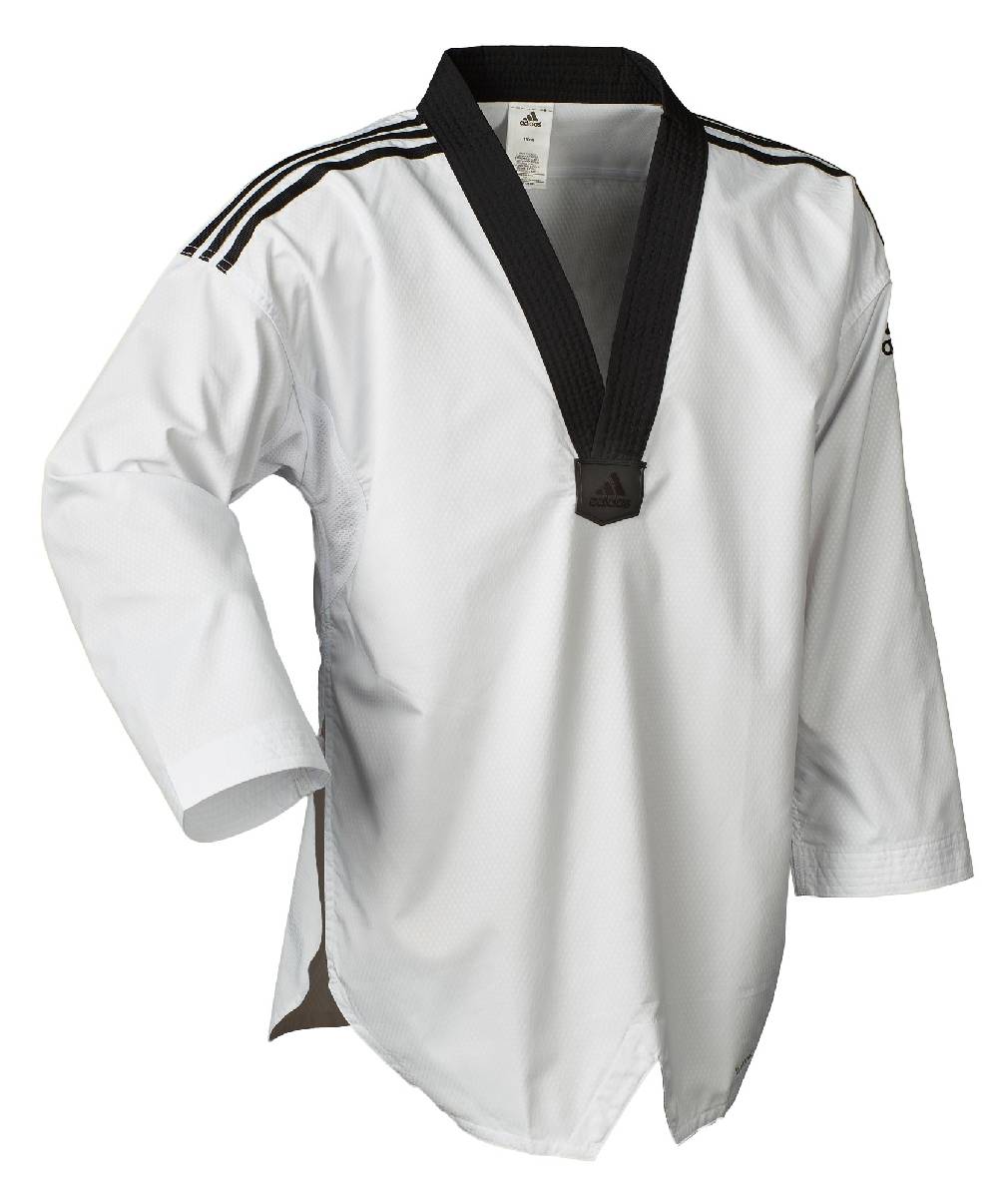Ju Sports adidas Taekwondoanzug, Fighter mit Streifen, ADITF02 Kostenloser Versand international