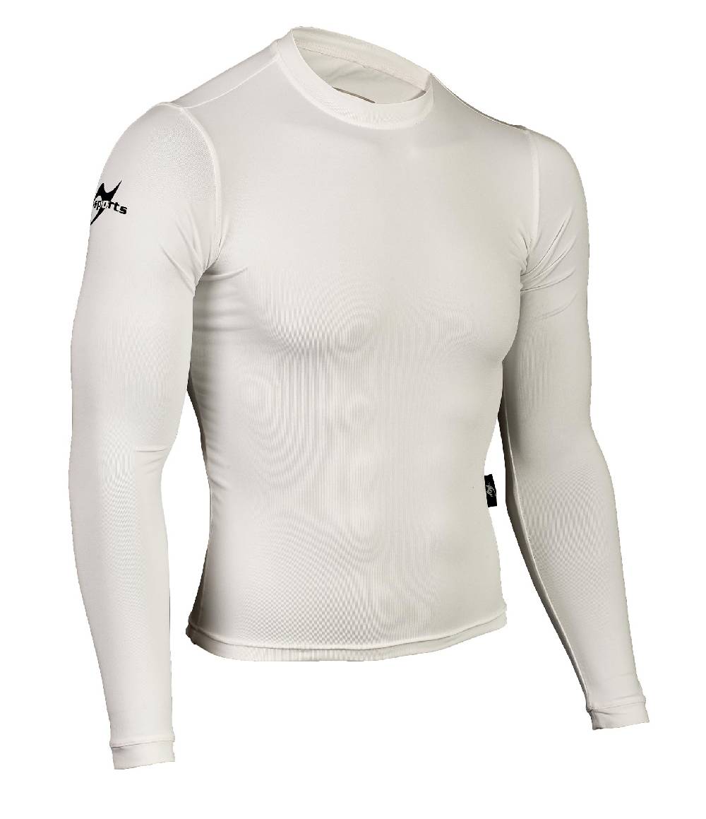 Ju Sports Compression Shirt langarm weiß Osterangebot
