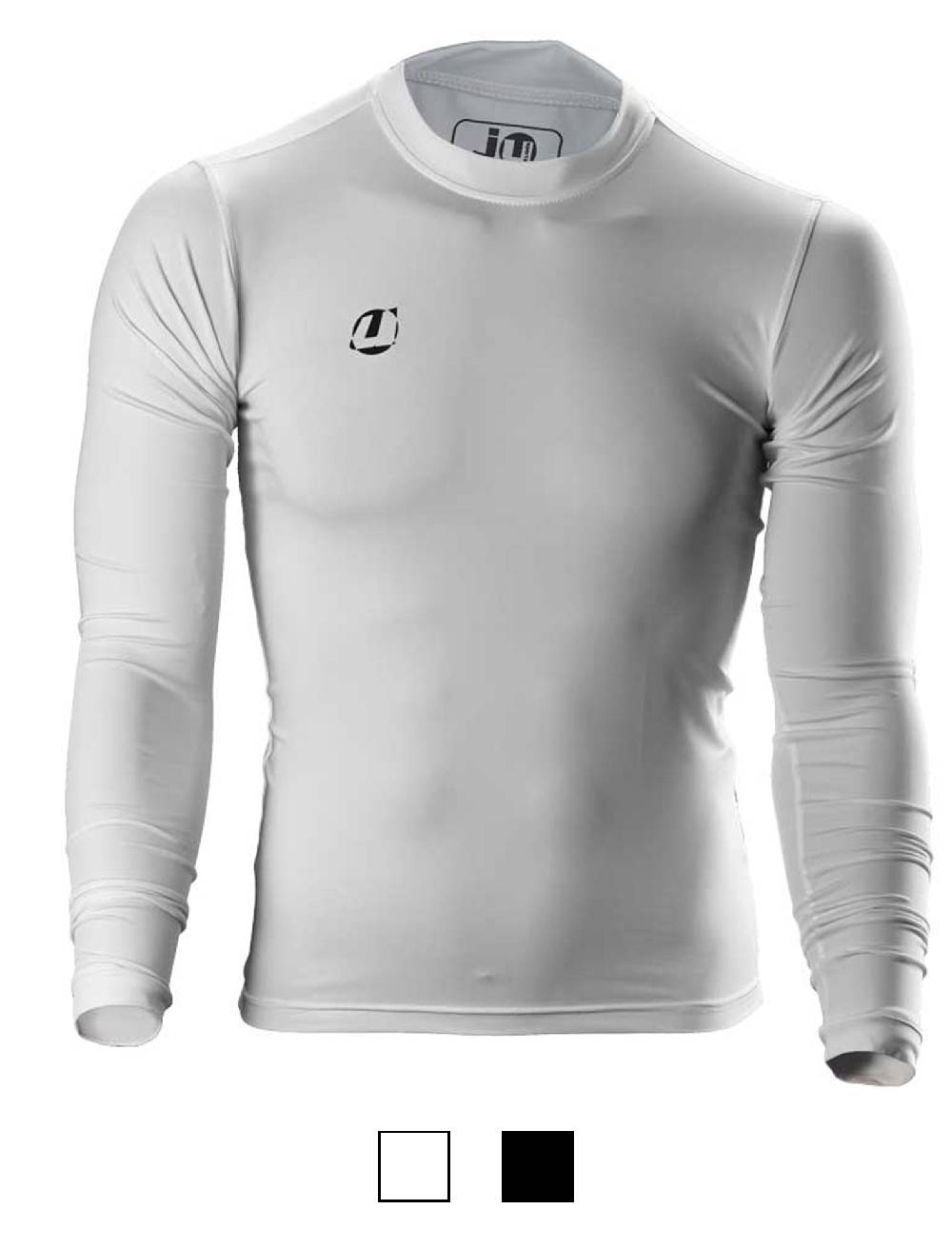 Ju Sports Compression Shirt langarm weiß Osterangebot