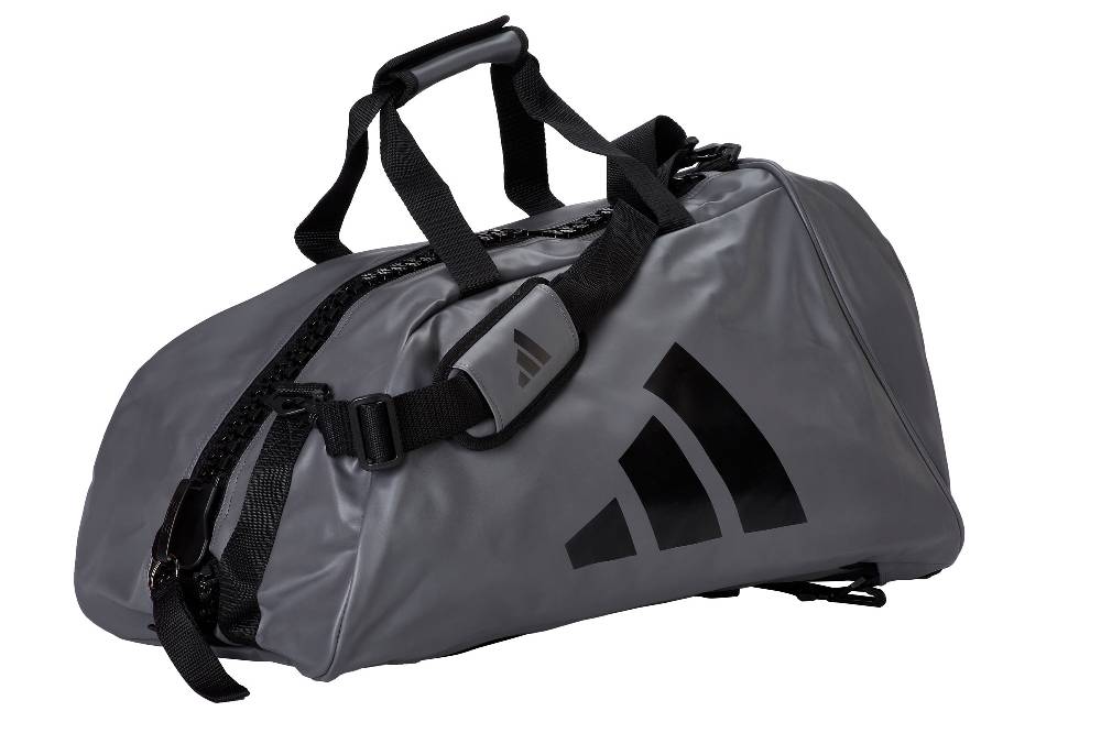 Ju Sports adidas 2in1 Bag Combat Sports grey/black PU, adiACC051