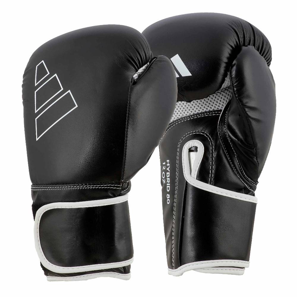 Ju Sports adidas Boxhandschuhe Hybrid 80, black/white, ADIH80 Sonderangebote