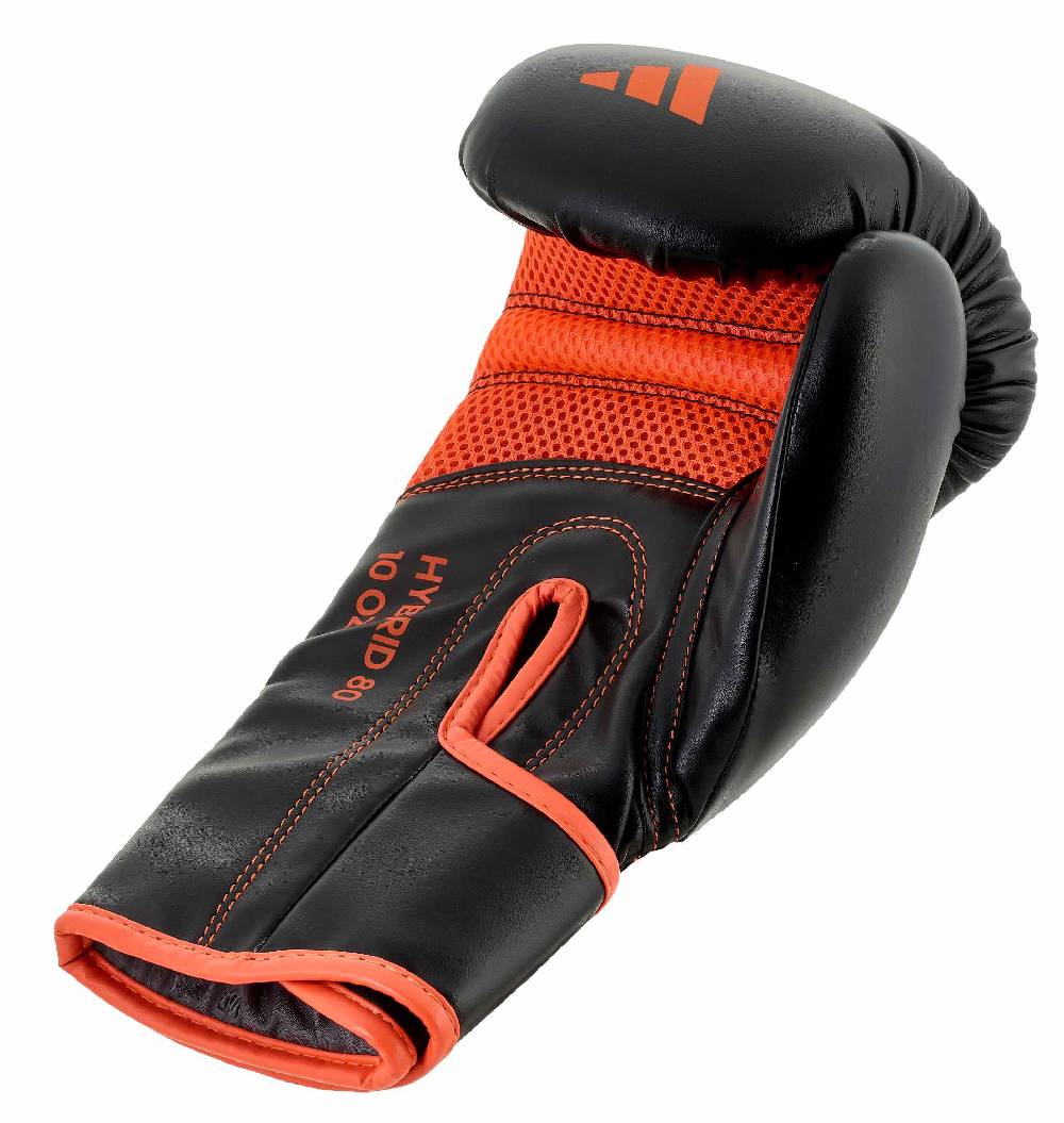 Ju Sports adidas Boxhandschuhe Hybrid 80, black/solar Red, ADIH80 Vierteljährliche Förderung