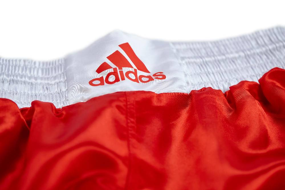 Ju Sports adidas Kickbox-Hose rot/weiß, adiKBUN110T 50% Rabatt mit kostenlosem Versand