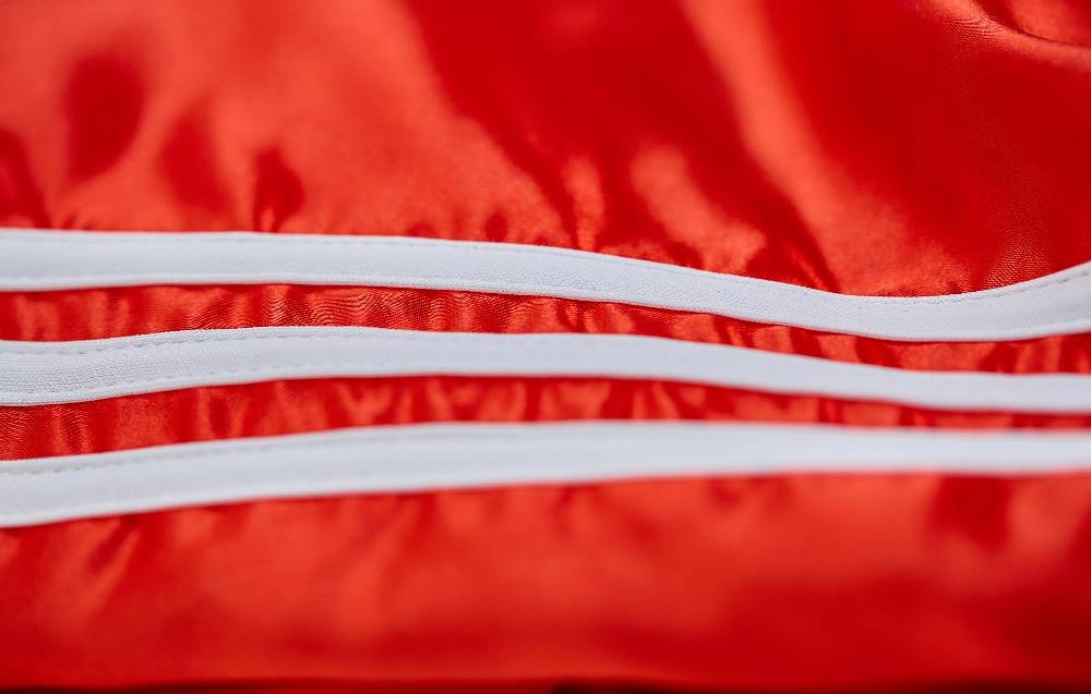 Ju Sports adidas Kickbox-Hose rot/weiß, adiKBUN110T 50% Rabatt mit kostenlosem Versand