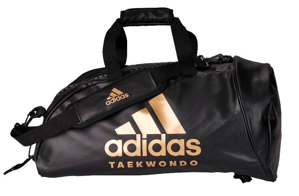 Ju Sports adidas 2in1 Bag Taekwondo black/gold PU, adiACC051T 2025