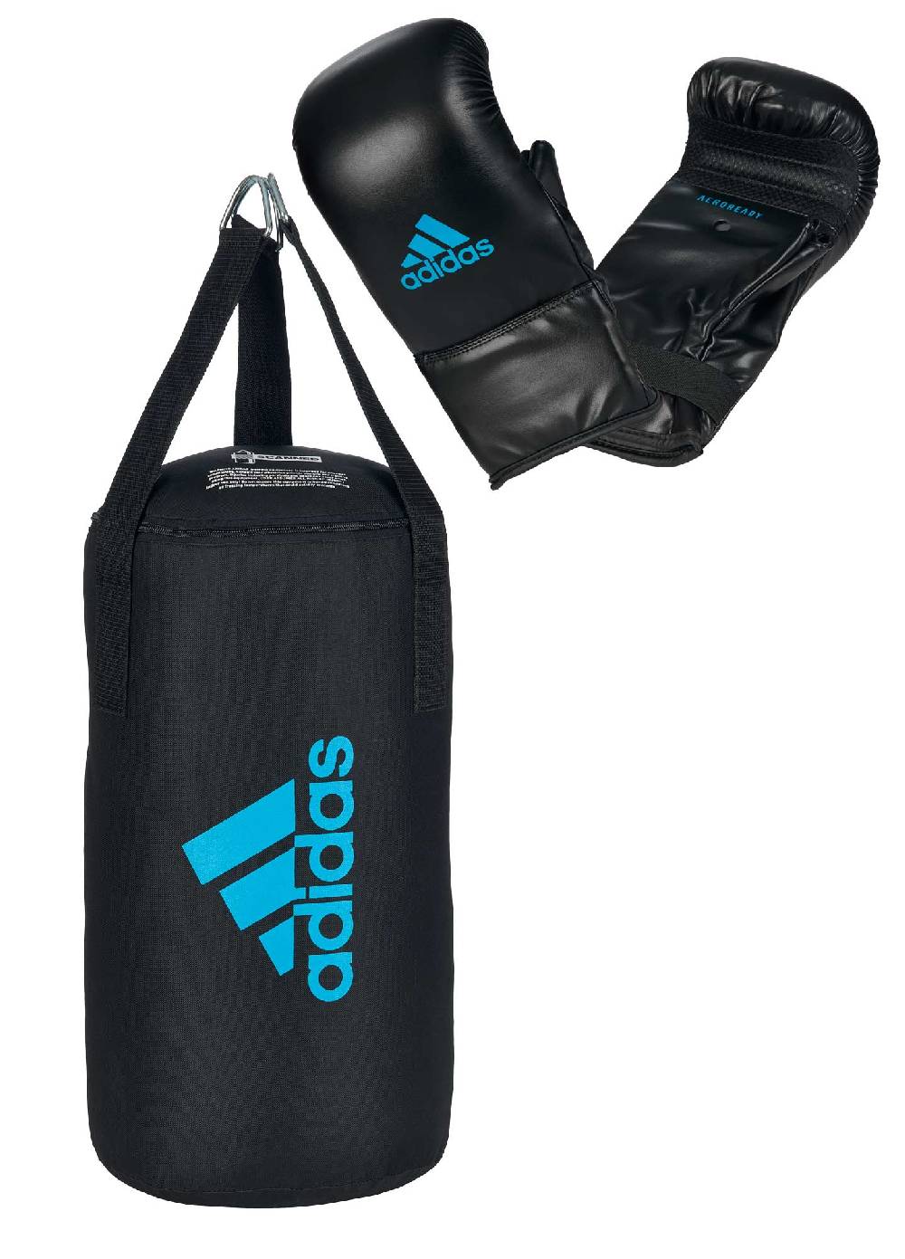 Ju Sports adidas Woman`s Bag Kit, black/solar blue, ADIBACWS01