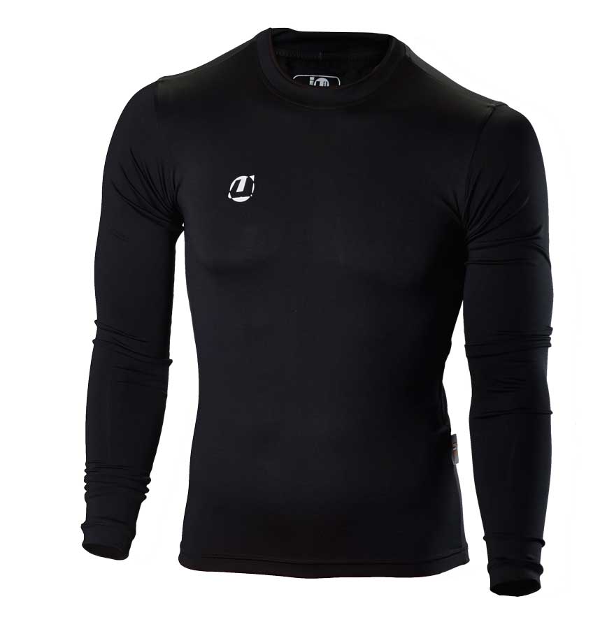 Ju Sports Compression Shirt langarm schwarz Günstiger Verkauf