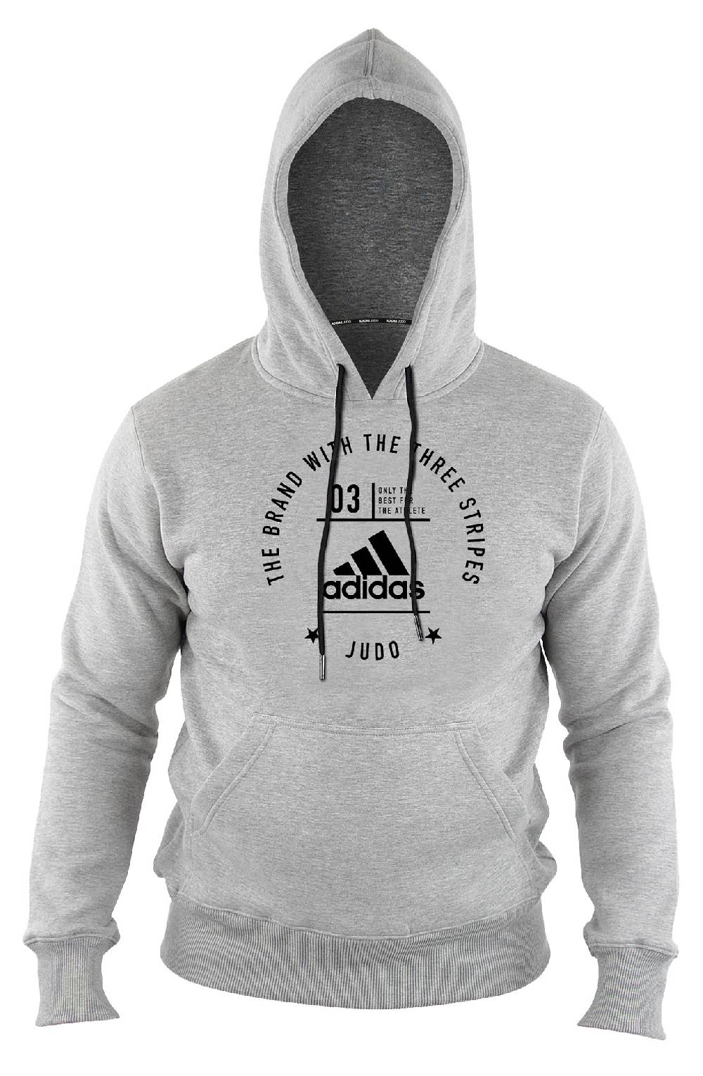 Ju Sports adidas Community Hoody Judo "Pro" grey/black, adiCL02J Versandkostenfrei