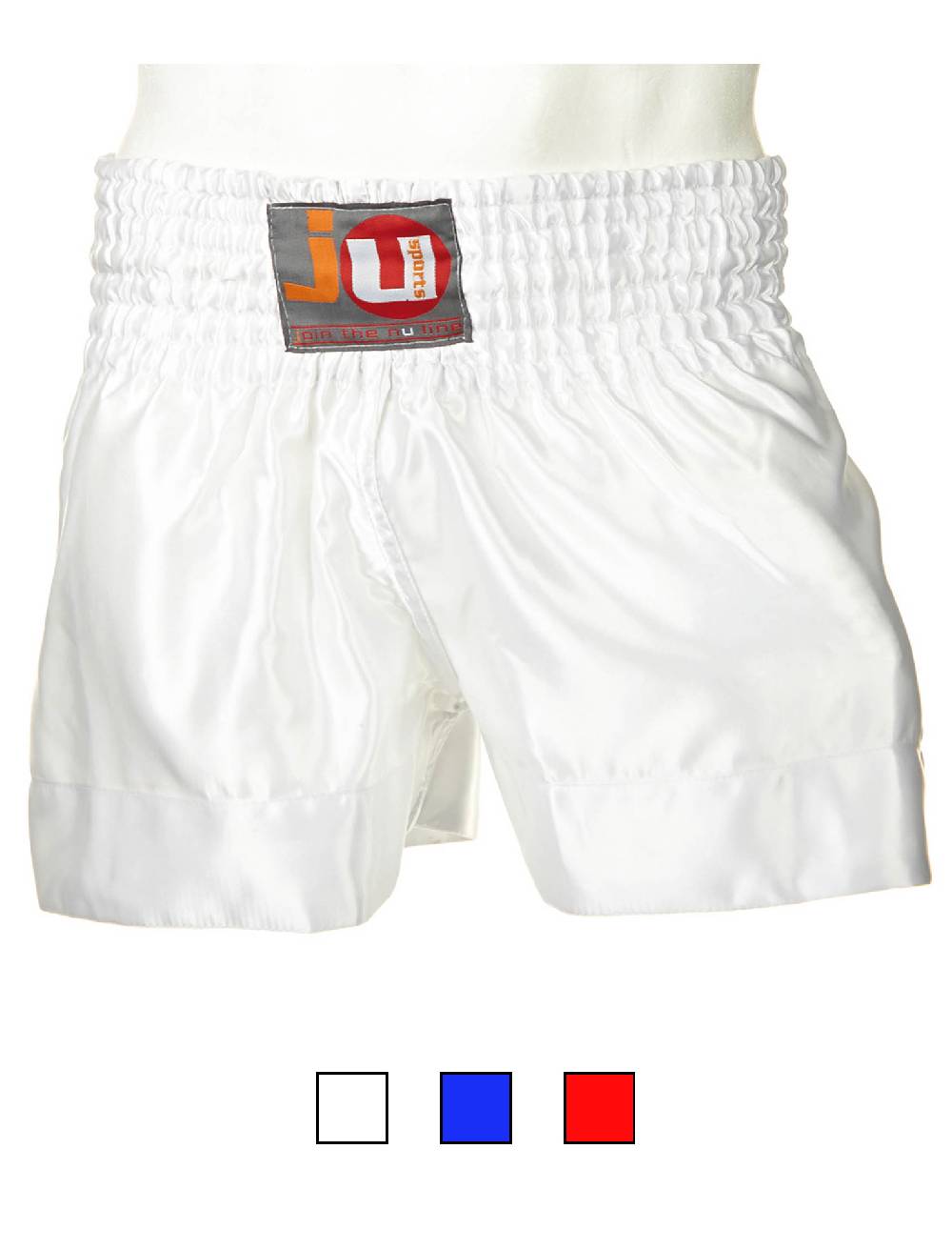 Ju Sports Thaiboxhose "color" weiß Preisnachlass