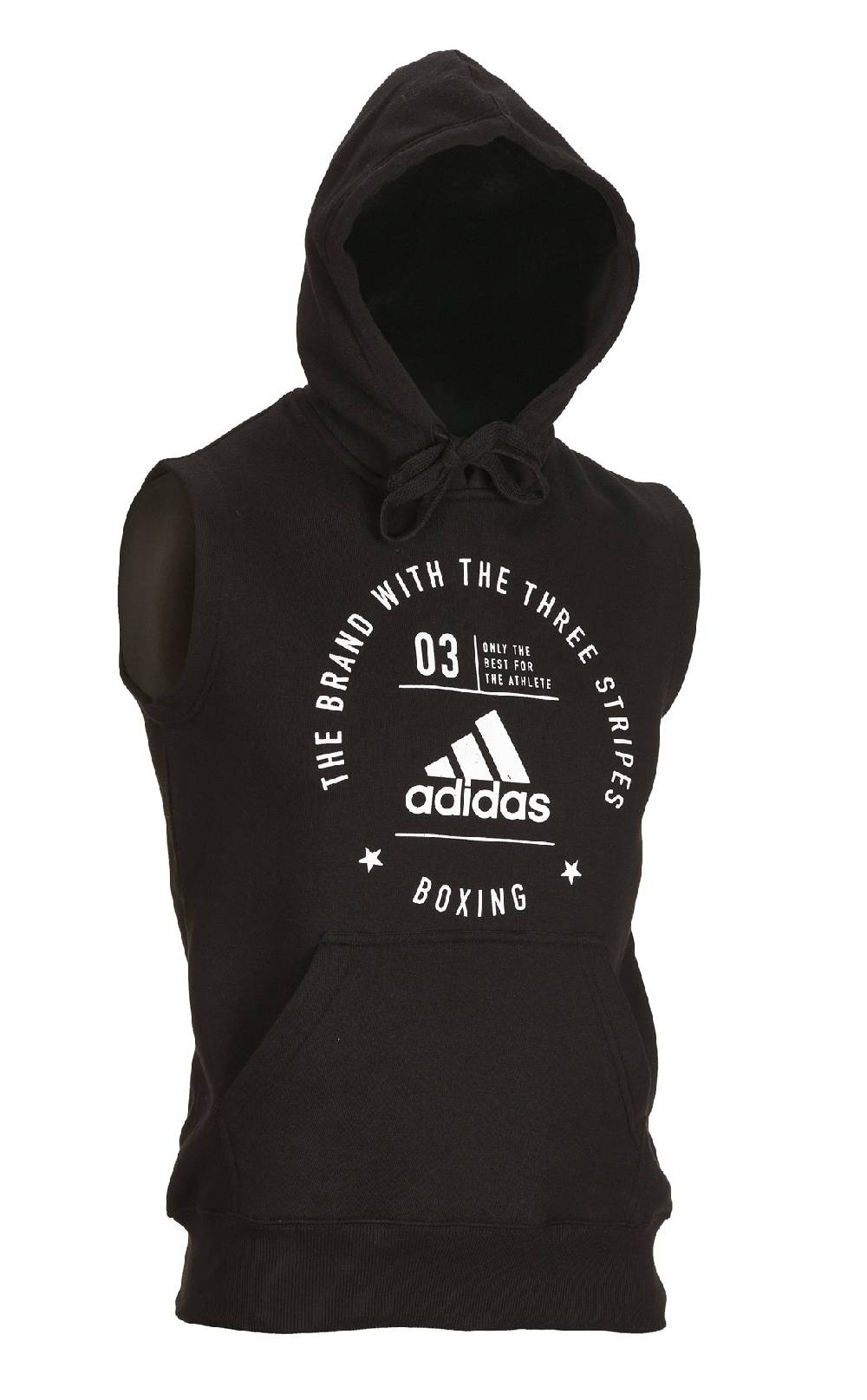 Ju Sports adidas Community Sleeveless Hoody BOXING black/white, adiCL05B Letzte 2 Tage