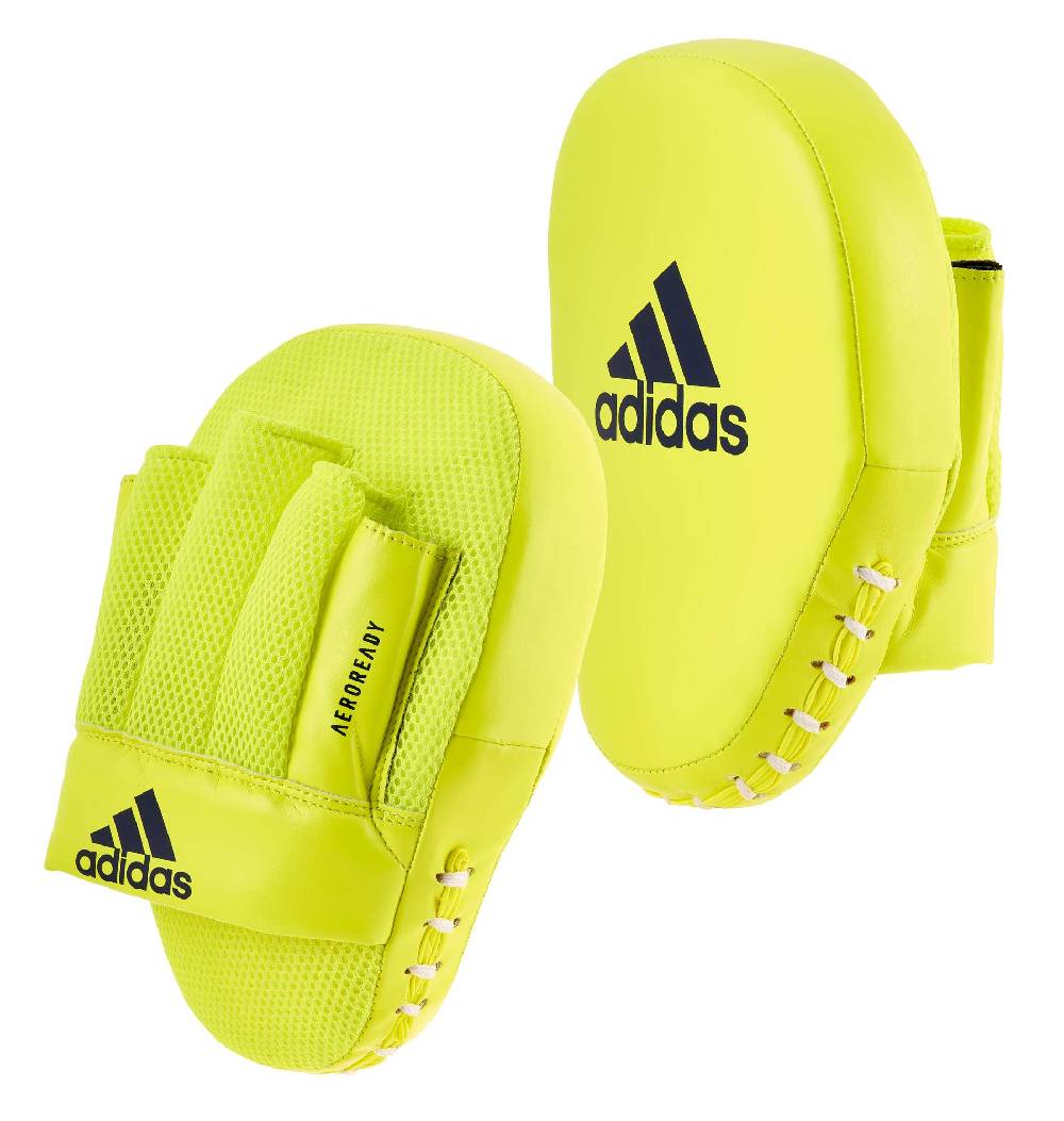 Ju Sports adidas Speed Coach Paar-Pratzen, gelb/blau ADISBAC014
