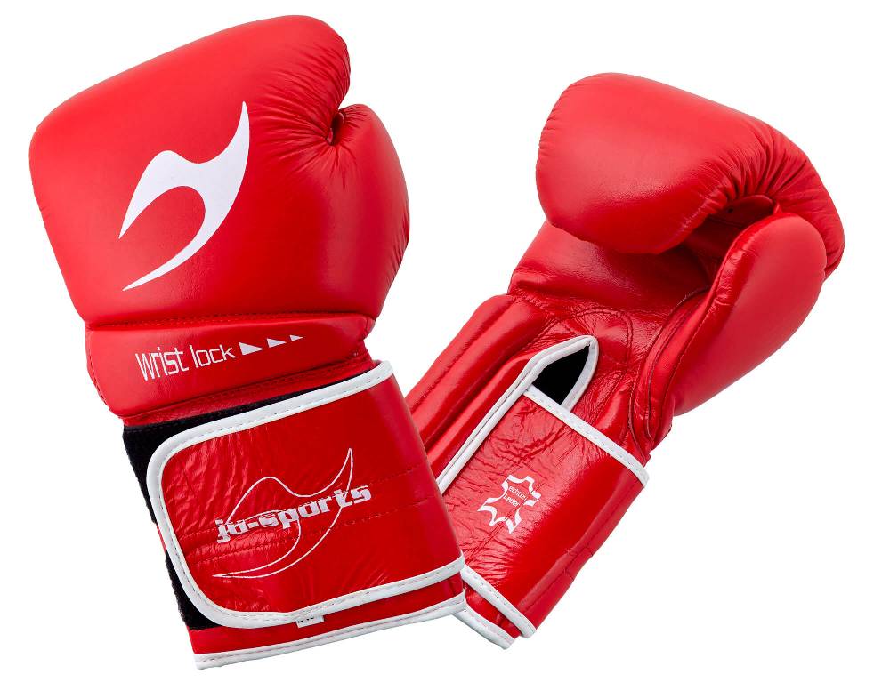 Ju Sports Boxhandschuh C16 Competitor pro Leder rot