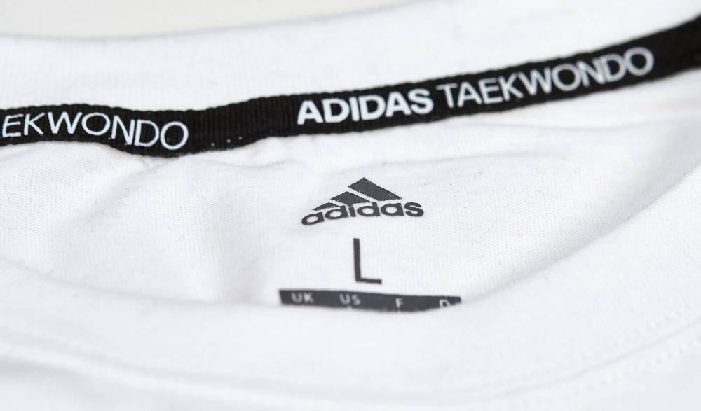 Ju Sports adidas Taekwondo Community Line Shirt "Circle" weiß/rot, adicsts01T Verkauf