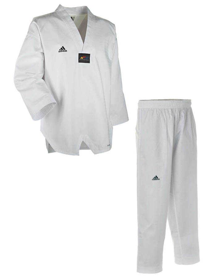 Ju Sports adichamp III,weißes Revers Taekwondoanzug, ADITCH03 Blitzangebot