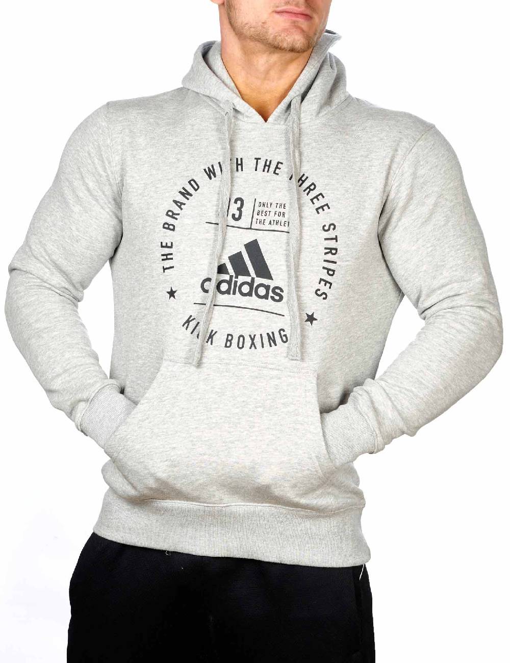 Ju Sports adidas Community Line Hoody Kickboxing grey/black, adiCL02KB
