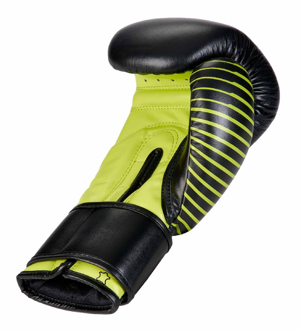Ju Sports adidas Kickboxing Wettkampfhandschuh black/neon green, adiKBWKF200 zollfrei