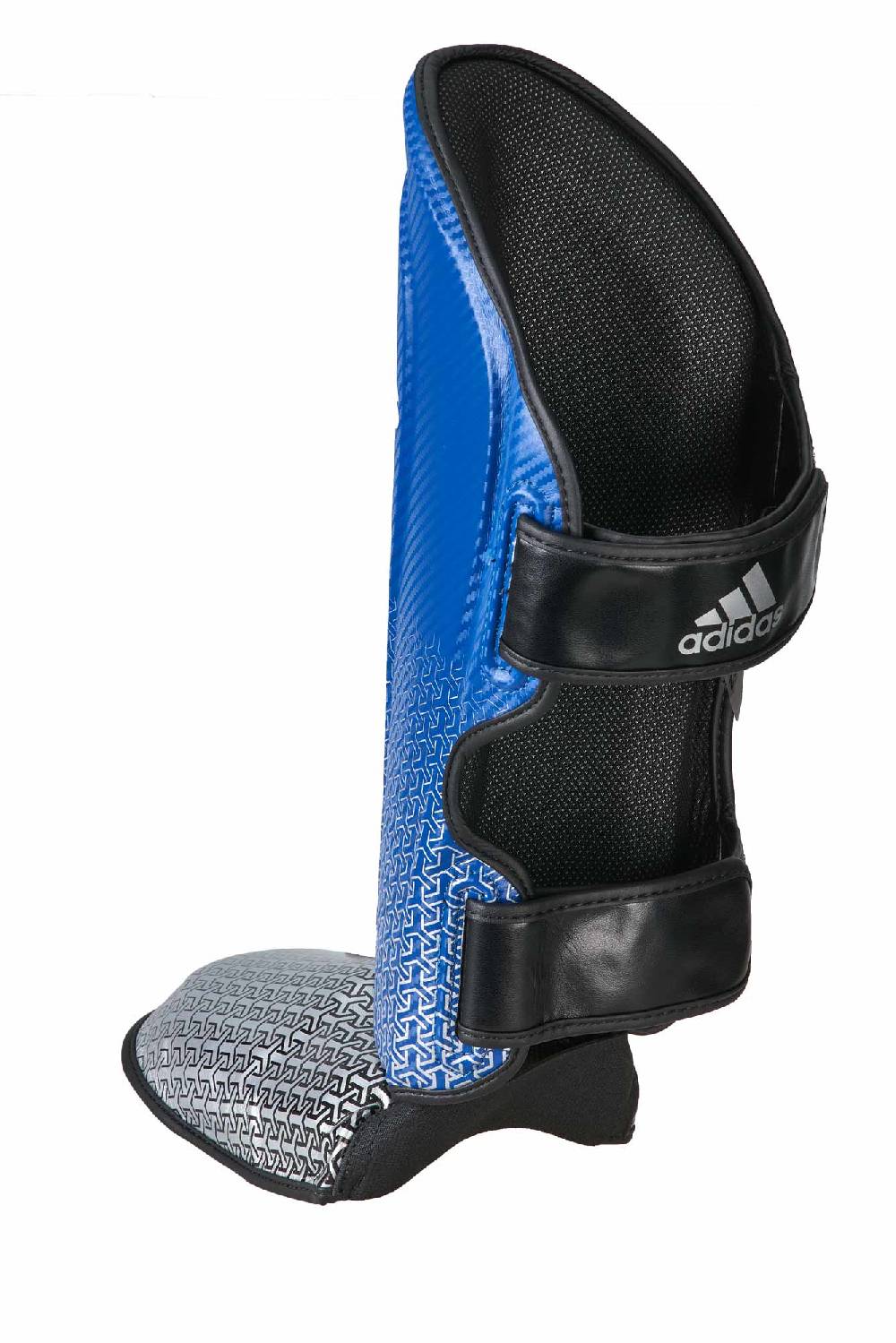 Ju Sports adidas Pro Kickboxing Schienbein-Spannschutz blue/silver, adiKBSI300 Blitzverkäufe