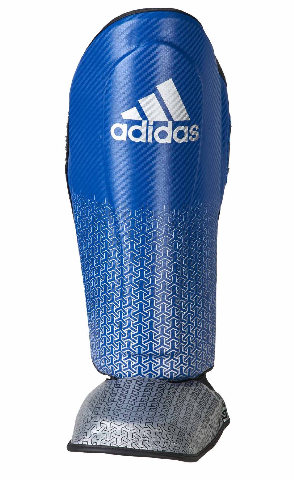 Ju Sports adidas Pro Kickboxing Schienbein-Spannschutz blue/silver, adiKBSI300 Blitzverkäufe
