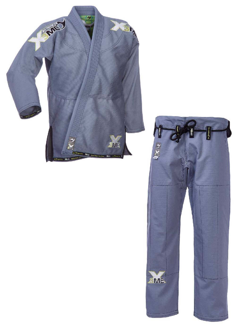 Ju Sports BJJ-Gi EXTREME 2.0 C16 Grey/Lime