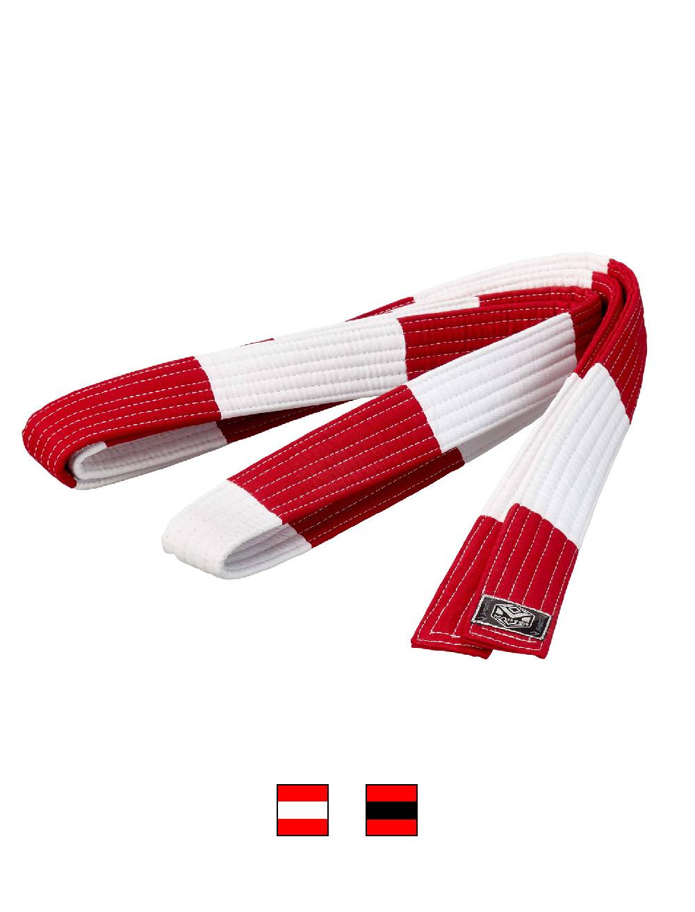 Ju Sports Großmeistergürtel Master 6. Dan rot/weiß 4,5 cm Cyber Monday