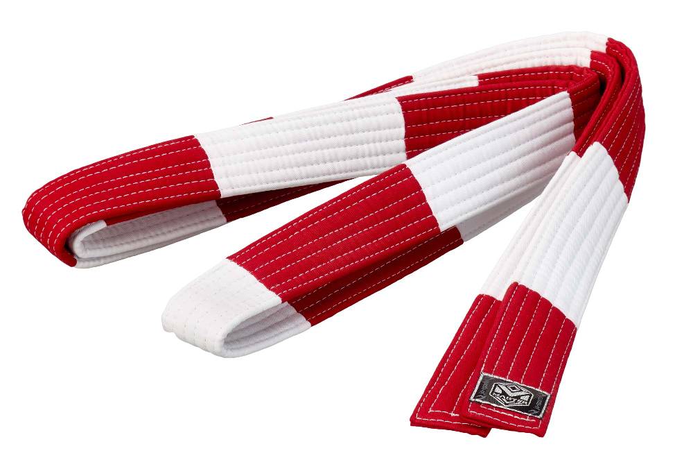 Ju Sports Großmeistergürtel Master 6. Dan rot/weiß 4,5 cm Cyber Monday