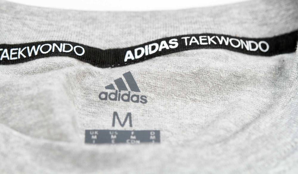 Ju Sports adidas Taekwondo Community Line Shirt "Circle" grey/blue, adicsts01T Muttertagsangebot