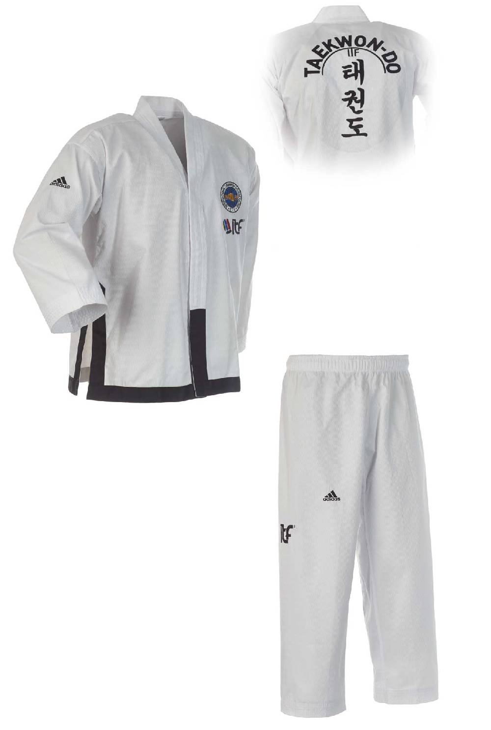 Ju Sports adidas ITF Black Belt Champion Dobok ADITITF02 Vatertagsangebot