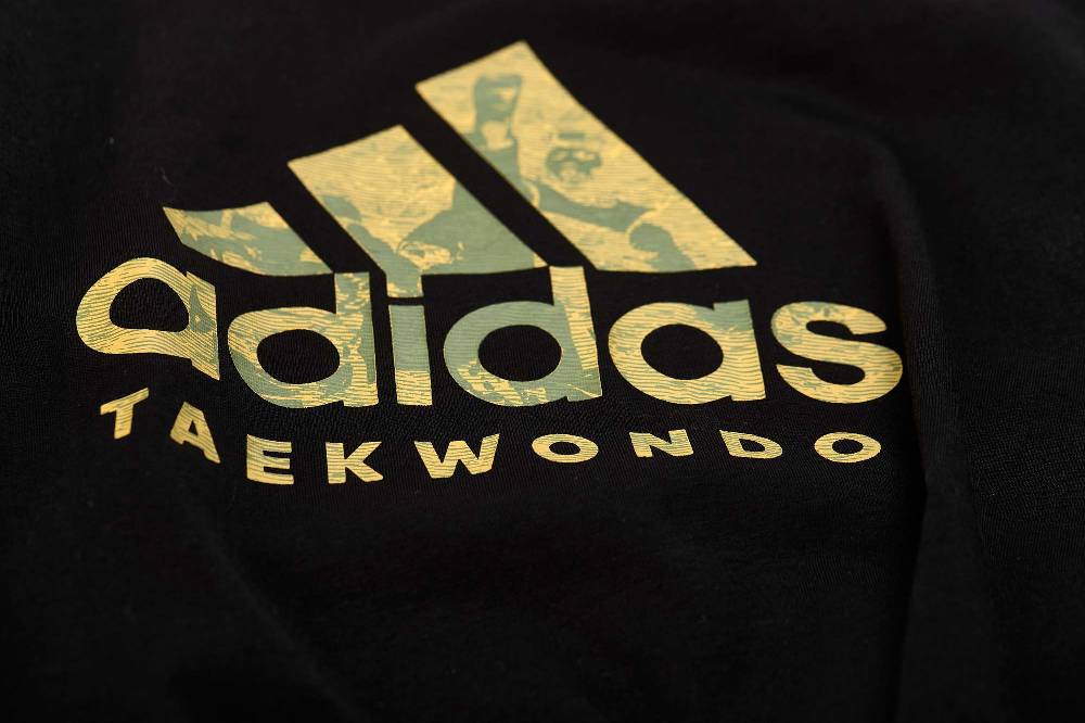 Ju Sports adidas Badge of Sport T-Shirt Taekwondo schwarz adiCLTS20T Kostenlose Rückgabe