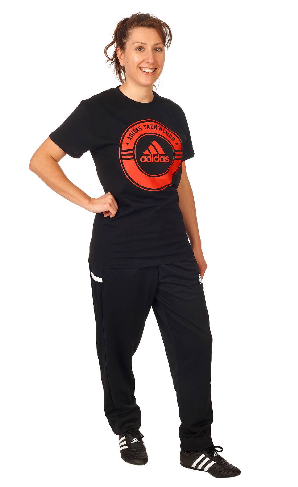 Ju Sports adidas Taekwondo Community Line Shirt "Circle" black/red, adicsts01T Speichern exportieren