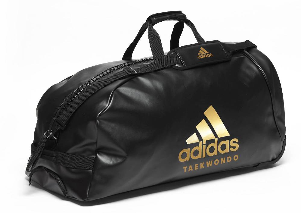 Ju Sports adidas Trolley "Taekwondo" black/gold PU, adiACC056T 50% Rabatt für begrenzte Zeit