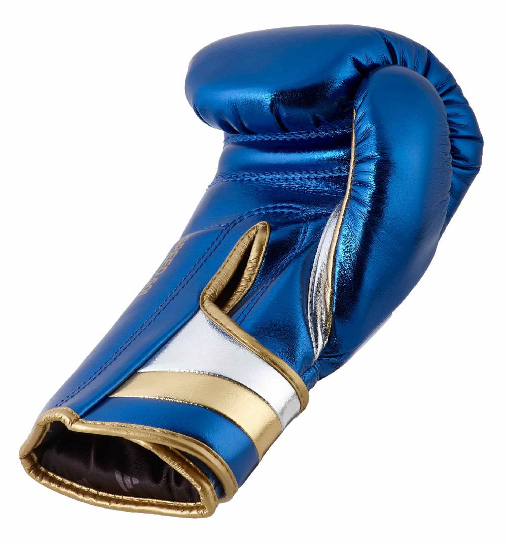 Ju Sports adidas Boxhandschuhe Speed 500 blue/gold Microfibre, ADISBG501 Jubiläumsangebot