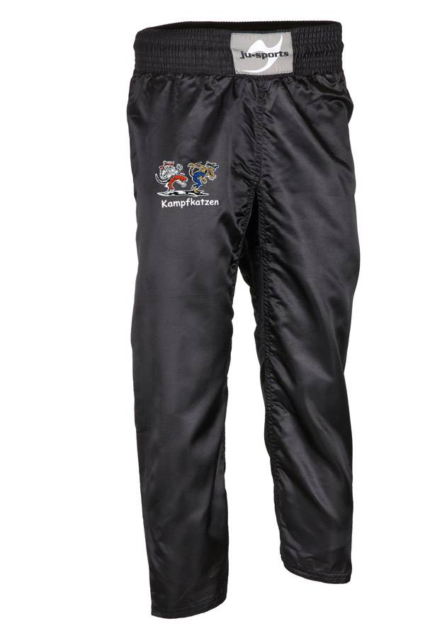 Ju Sports Kampfkatzen Kickboxhose "Uni" schwarz