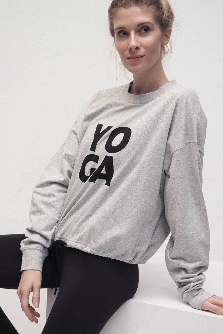 Kismet Yogastyle Garuda Sweatshirt light grey marl