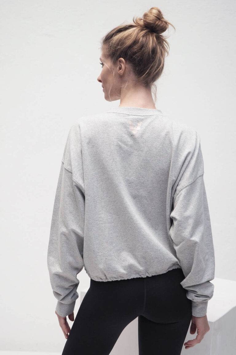 Kismet Yogastyle Garuda Sweatshirt light grey marl Letzter Tag