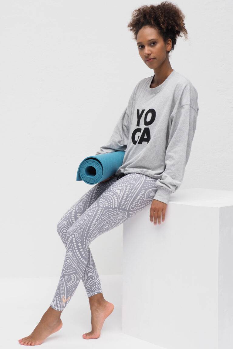 Kismet Yogastyle Garuda Sweatshirt light grey marl Letzter Tag