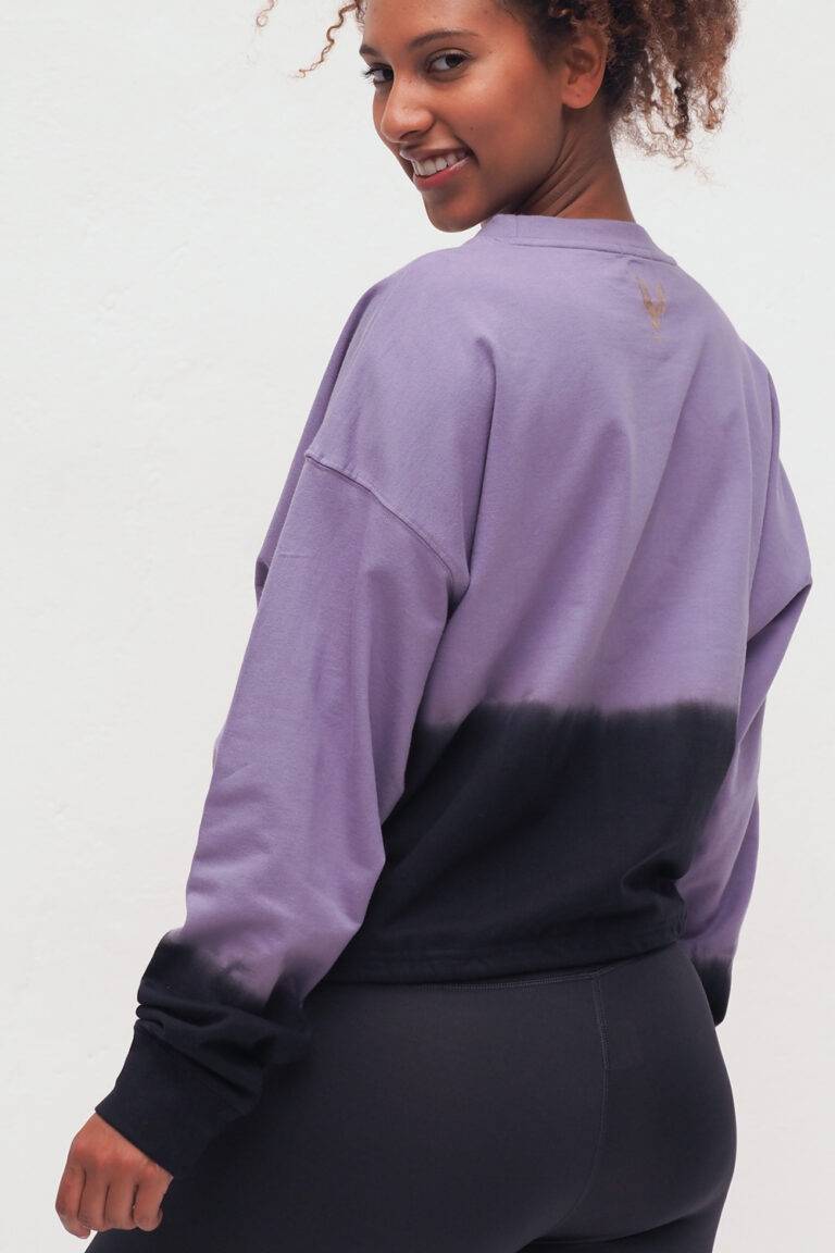 Kismet Yogastyle Garuda violet batik Nur für heute