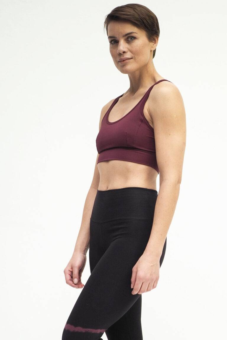 Kismet Yogastyle Rami Bra ruby
