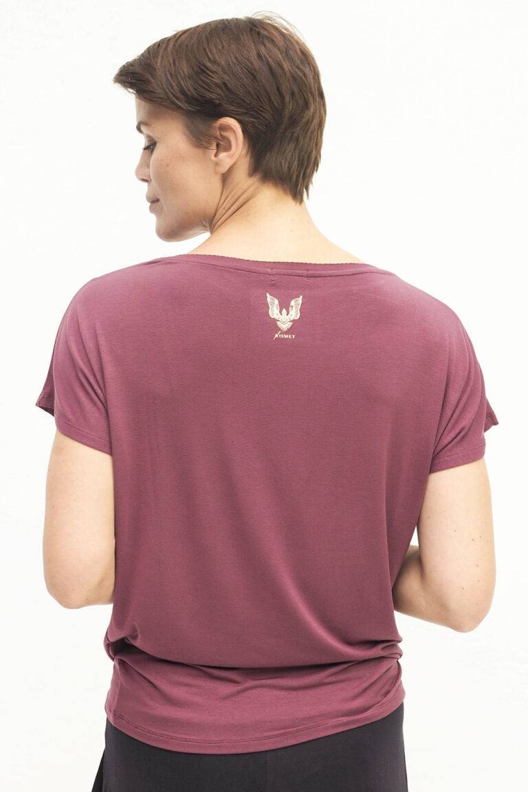 Kismet Yogastyle Manavi Tee ruby