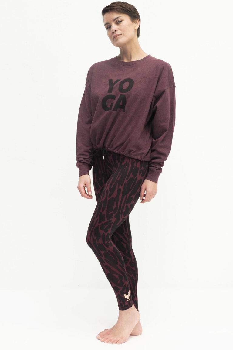 Kismet Yogastyle Garuda Sweatshirt ruby marl Outlet