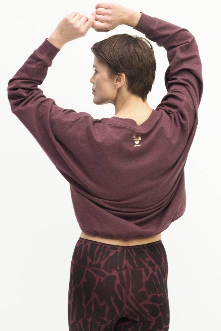 Kismet Yogastyle Garuda Sweatshirt ruby marl Outlet