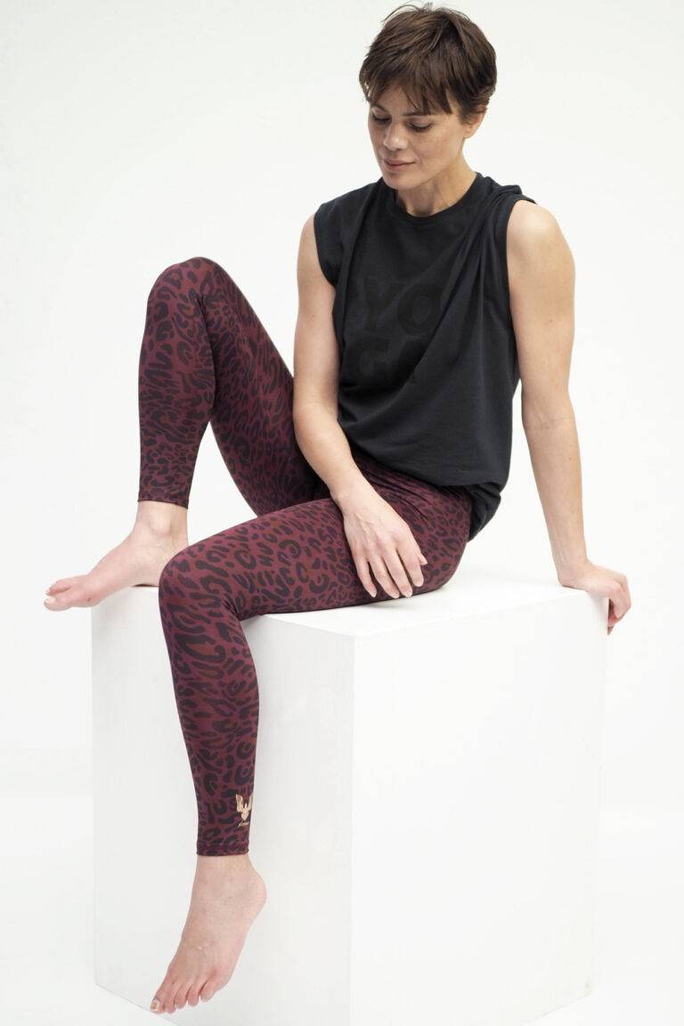 Kismet Yogastyle Ganga Leggings 7/8 leo ruby Angebote