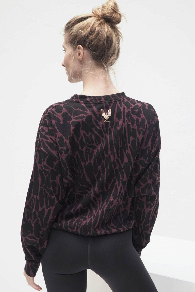 Kismet Yogastyle Garuda Sweatshirt ruby marl skin Hotsell