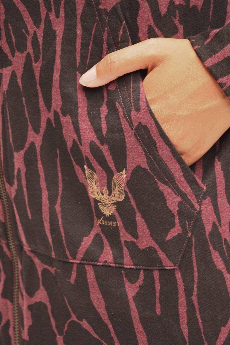 Kismet Yogastyle Pangu Jacket ruby marl skin im Angebot