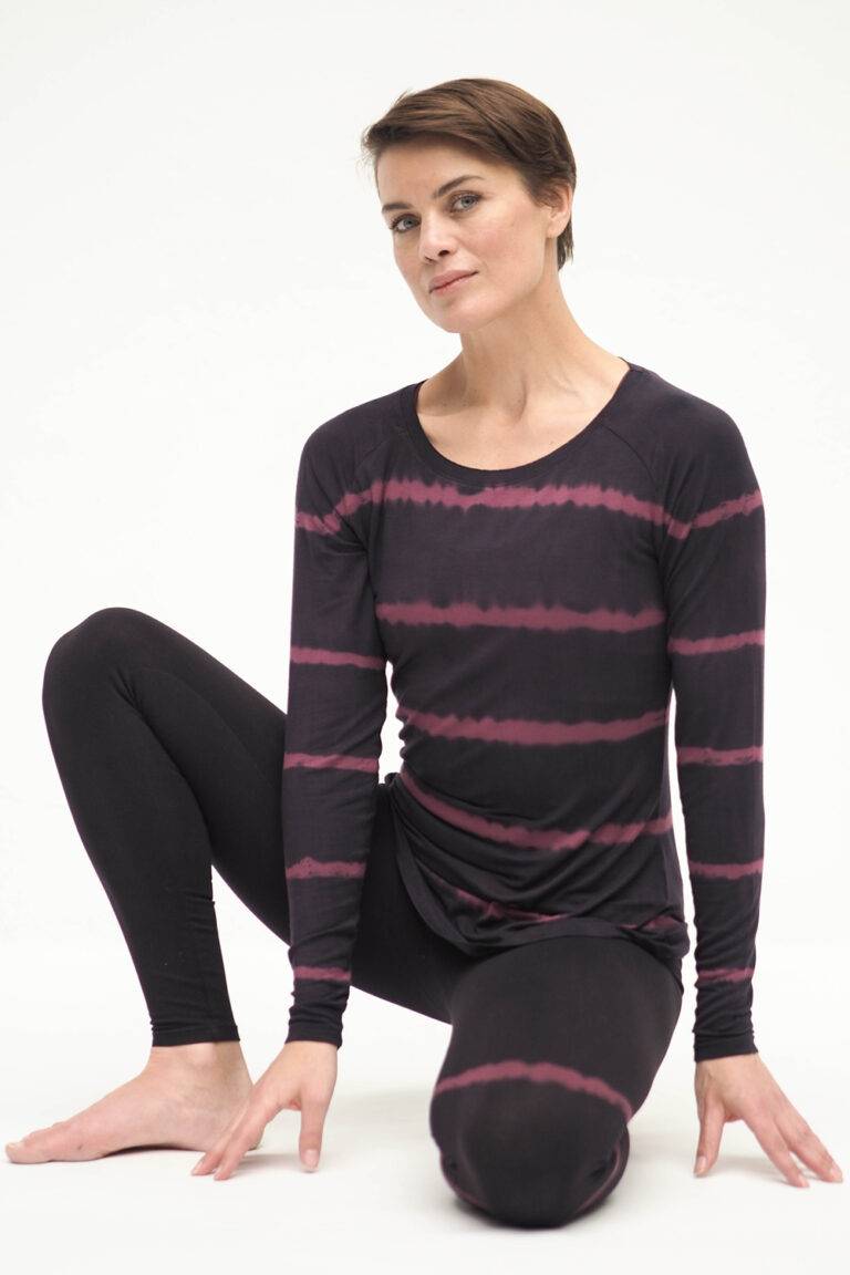Kismet Yogastyle Nandi LS batik ruby Schlussverkauf