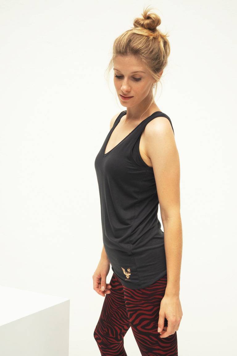 Kismet Yogastyle Yoga Tank Sumati – Anthracite Limitierter Zeitrabatt