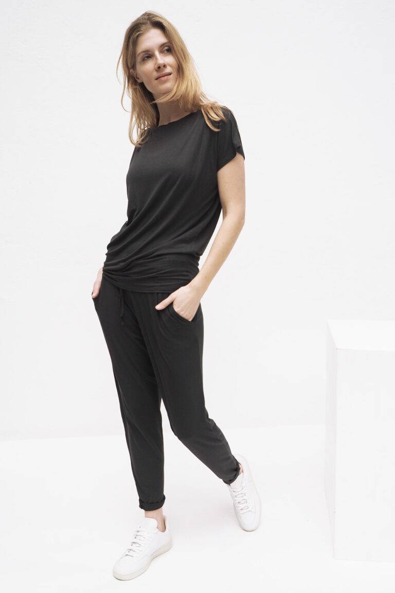 Kismet Yogastyle Yoga Tee Manavi – Anthracite Fabrik Onlineshop
