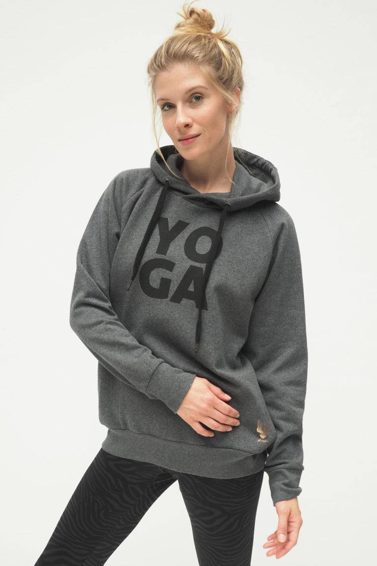 Kismet Yogastyle YOGA Hoodie Rudra – Grey Marl