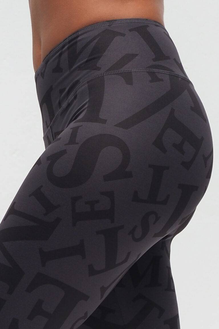 Kismet Yogastyle Ganga anthracite typo Online Shopping