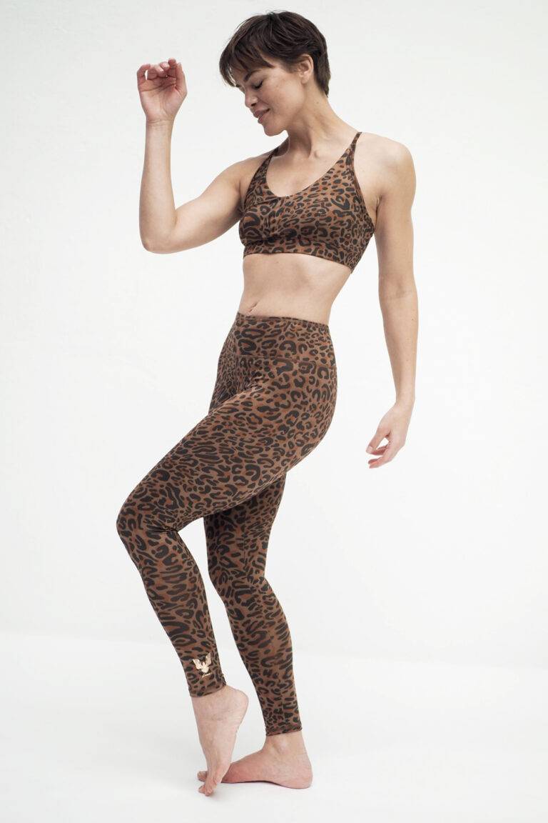Kismet Yogastyle Ganga Leggings 7/8 leo brown Saisonschlussverkauf